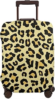 Yikava Leopard Skin Pattern Travel Luggage Cover Suitcase Protector Baggage Trunk Case Apply To 18-21 Inch