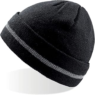 Herren Warnschutz-Mütze Beanie reflektierend