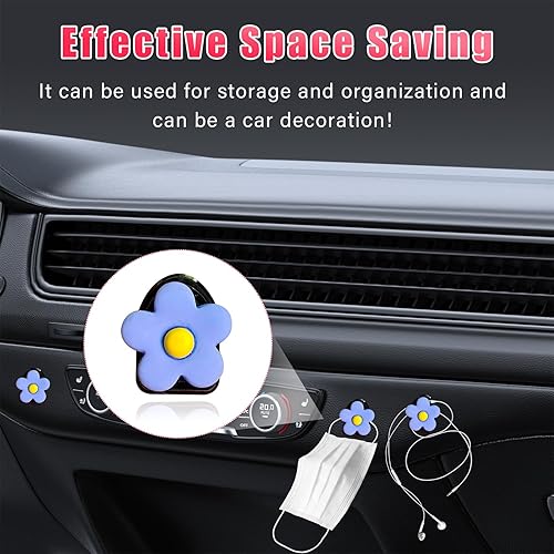 Miniatura 22 de Augeny 8 ganchos para reposacabezas de asiento de automóvil, organizador de almacenamiento para colgar ganchos de asiento de automóvil, ganchos