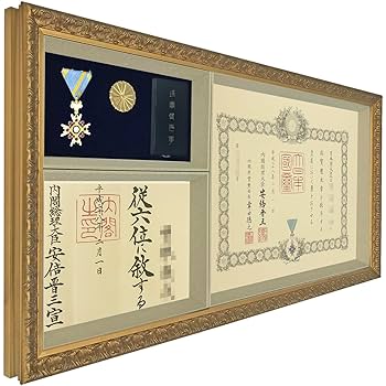 由*ん様 勲章ケースも飾れる叙勲額 GT24型 どんす深緑 由*ん様 勲章ケースも飾れる叙勲額 GT24型 どんす深緑 Amazon |