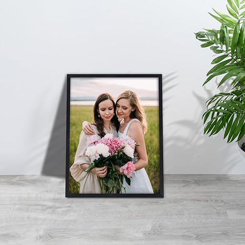 Miniatura 6 de Giftgarden Marcos negros de 16 x 20 pulgadas, paquete de 7 portarretratos grandes de 20 x 16 pulgadas, para pared, vertical, orientación paisajística