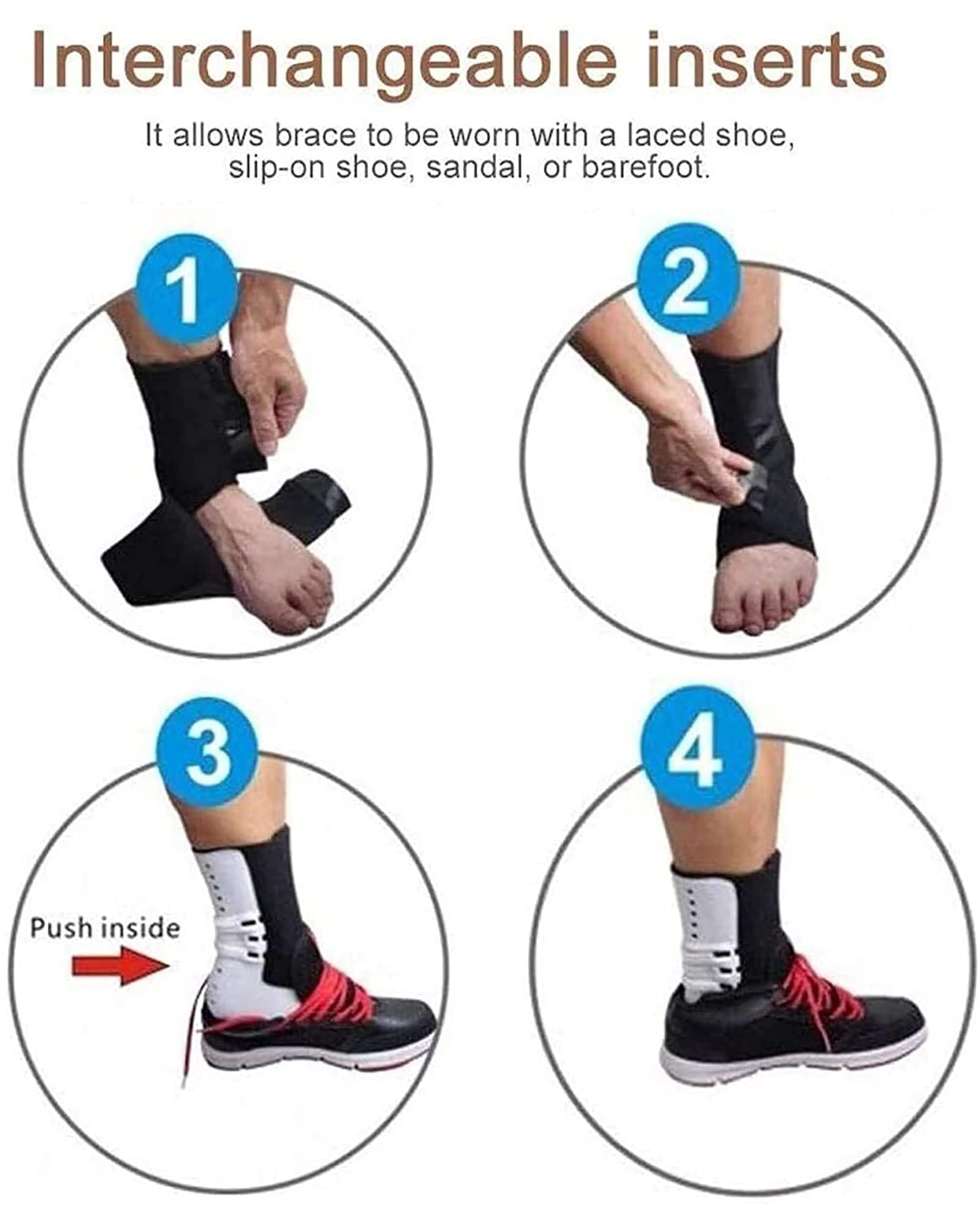 Férula nocturna para fascitis plantar, corrector de postura, pie y tobillo, inmovilizador para dormir para hombres y mujeres, izquierda, M, derecha-L (izquierda L)