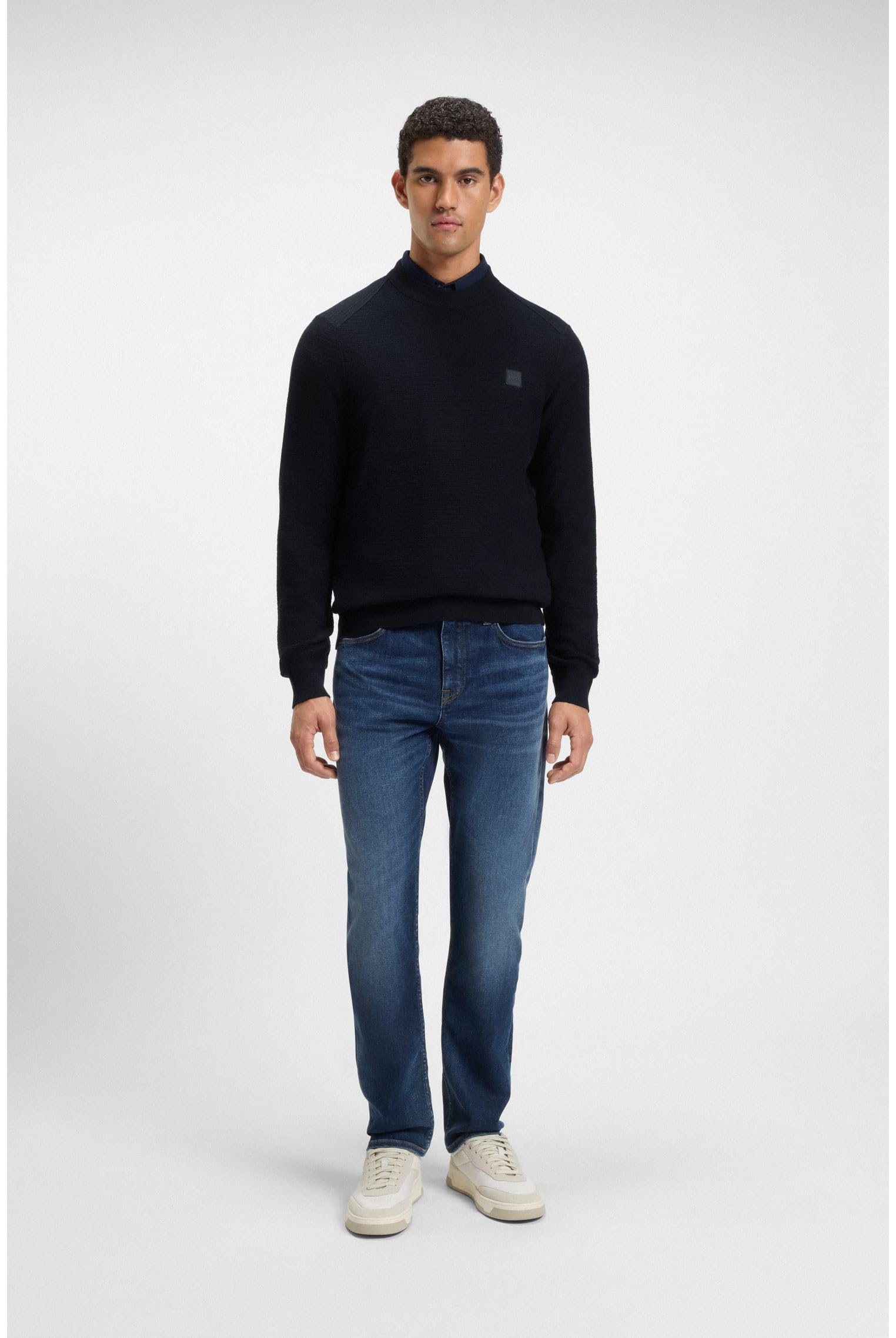 BOSS Herren Knitted_Sweater