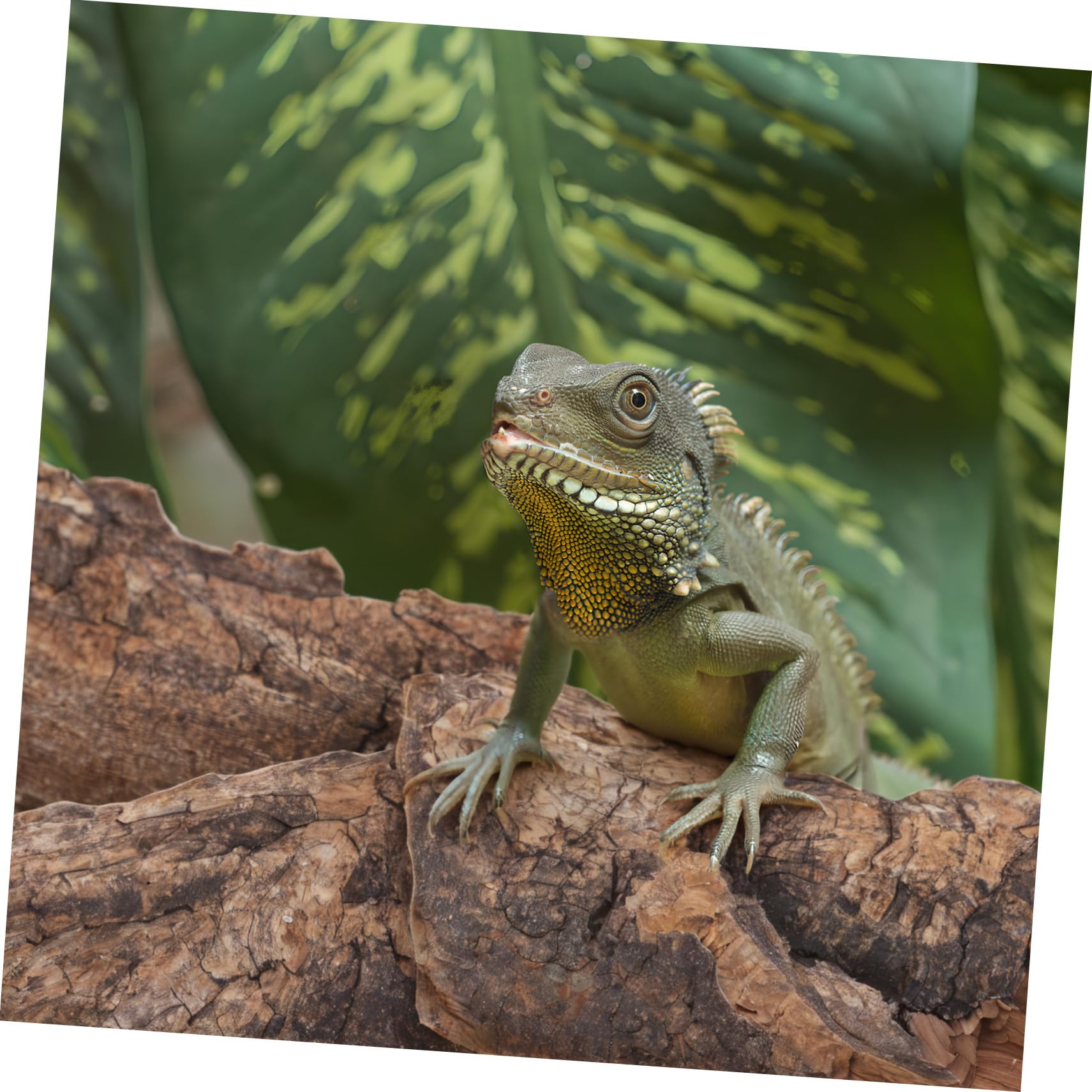 14piezas Plataforma De Trepa para Reptiles Refugio Natural y Decoración para Terrario y Acuario Aislante para Reptiles Espacio De Ocultación para Serpientes y Lagartos
