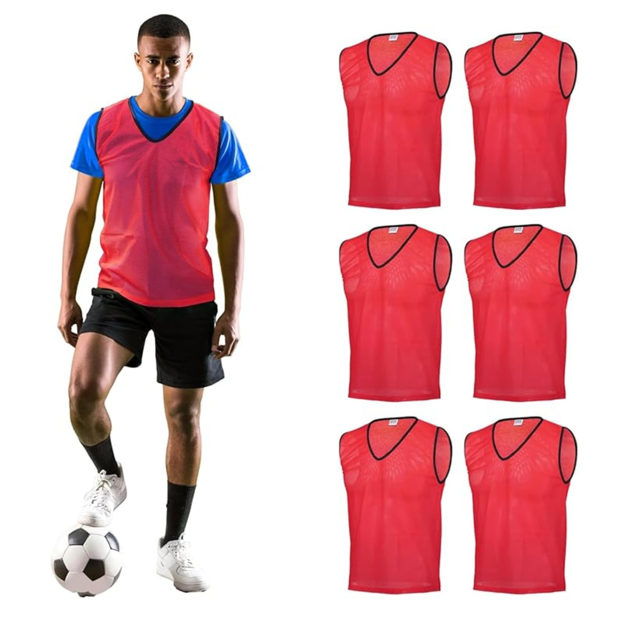 GSi Mesh Training Pinnies for Soccer Basketball and Team Sports
