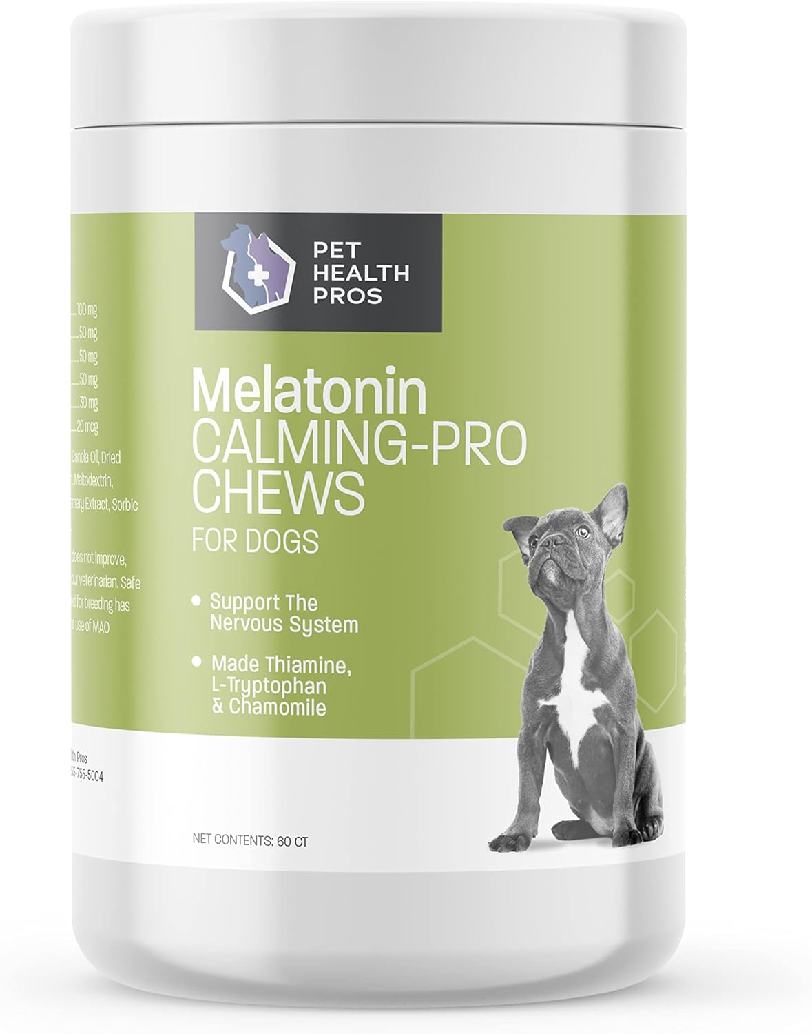 Pet Health Pros Melatonin CalmingPro Dog Calming Chews for Dogs Made with