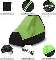 Vista 3 de Cubierta de cortacésped de giro cero con ensacadora y accesorio ROPS, impermeable, resistente, se adapta a cubiertas de cortacésped de hasta 60