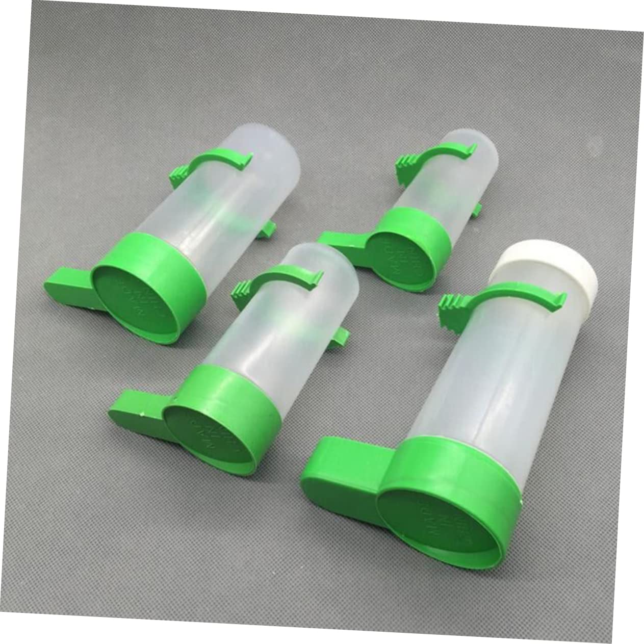 Jortmrd Automatische Voederdispenser voor Vogels,Transparante Vogelvoeder Acryl Vogelvoer Feeder Vogelkooi Voerbak,Voederautomaat, Kooi-accessoires voor Parkieten, Papegaai, Vinken