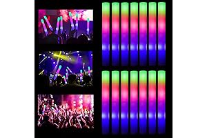 Glow Sticks Bulk, 32 Pcs LED Foam Sticks Glow in the Dark...