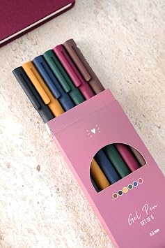 Matt Notebook 0.5 mm 6l  Jel Kalem Seti