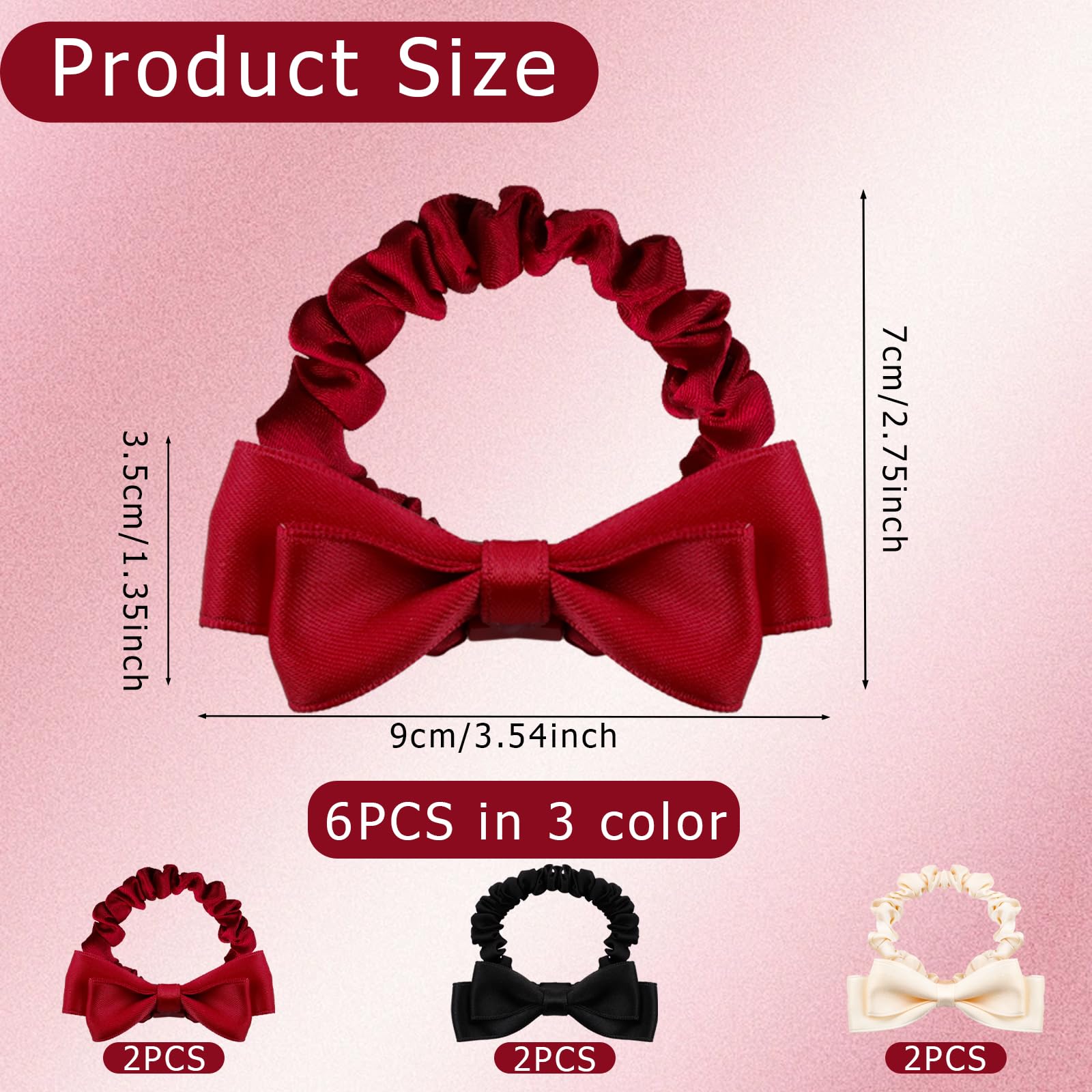 Loghohu 6PCS Hair Bows - Image 2