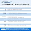 Mini PC 10Gbe Firewall Pentium 8505, DDR5 8GB RAM M.2 NVMe 128GB SSD, 2 x 10 Gigabit Ethernet SFP Micro Router Appliance Computer, 4 x i226V 2.5GbE LAN Support Windows OPNsense