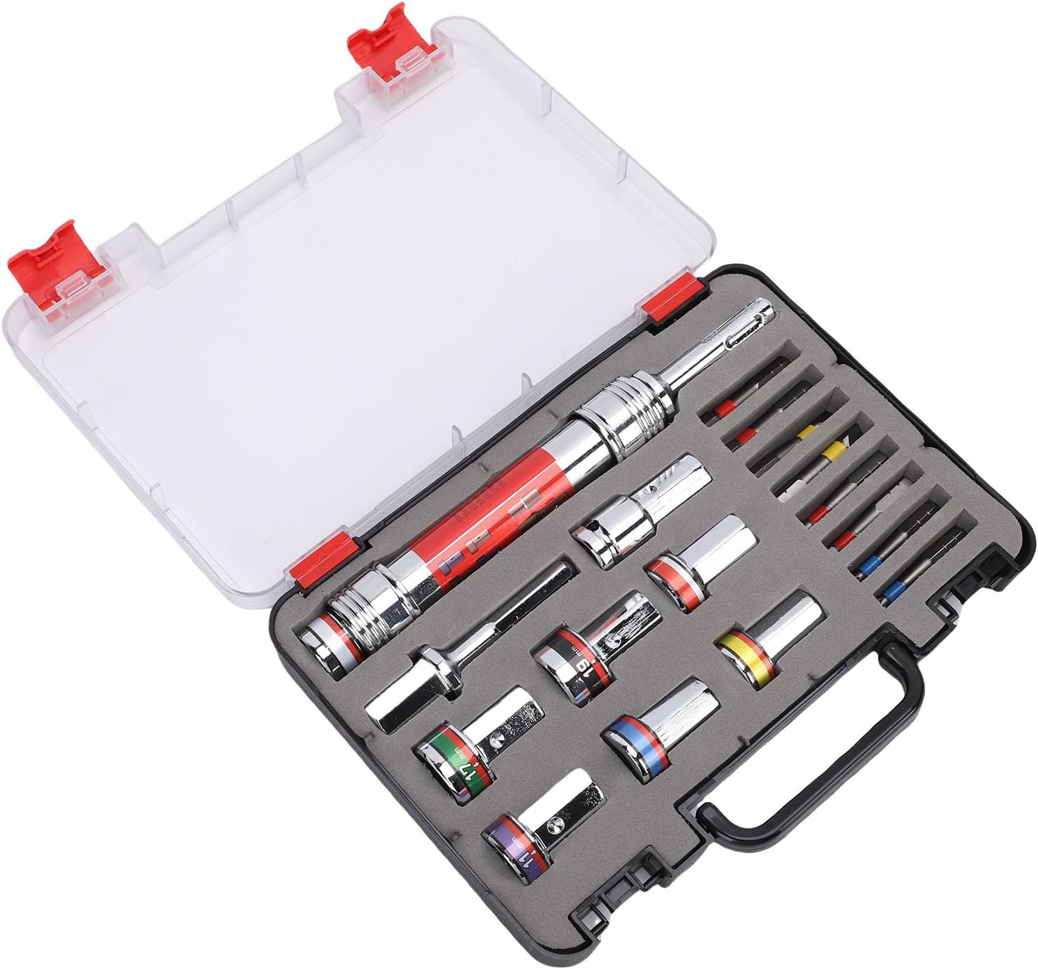 Multifunctional Impacting Drill Driver Bits Extension 8mm Hex Socket Set Alloy Steel for Cabinet Furniture Installation