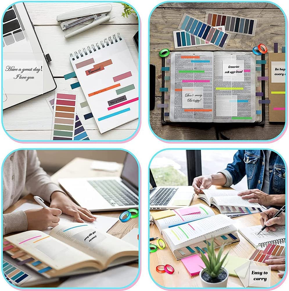 Amazon.co.jp: 付箋 インデックスラベルセット マスキングテープ 透明