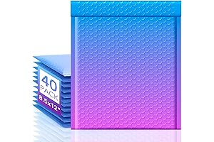 Fuxury Bubble Mailers 8.5x12" 40 Pack