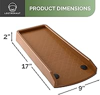 Vista 2 de LOSTRONAUT Bloque de salpicaduras de bajante de 17 pulgadas y extensor de canalón de lluvia, paquete de 4 accesorios desviadores de bajante