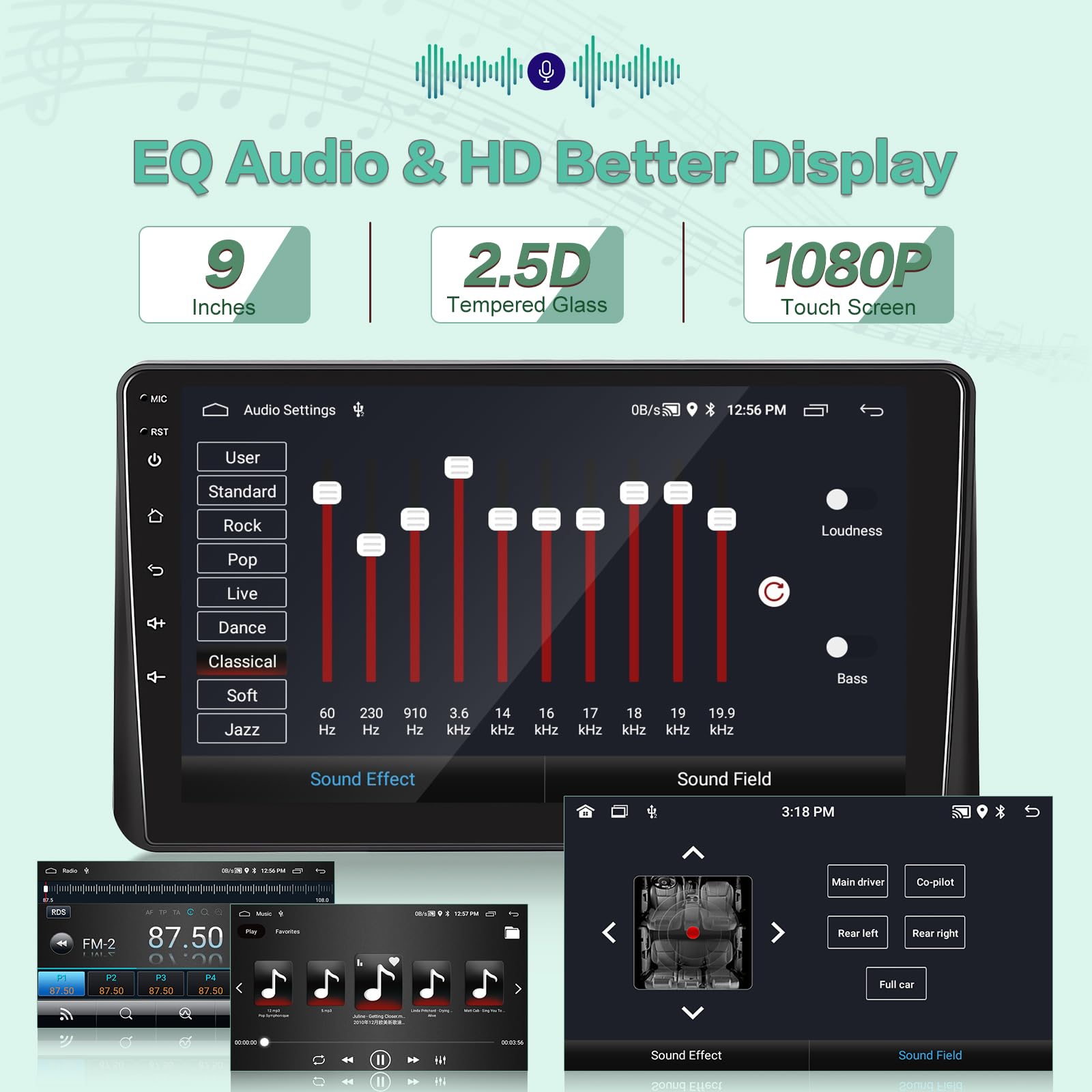 Amazon.com: [2G+64G] Car Radio for Mazda 3 Axela 2014-2019, 9 inch