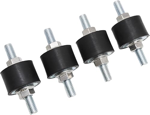 Miniatura 9 de Soportes aisladores antivibraciones de goma M8x23mm para amortiguador, soporte de aislamiento de vibración cilíndrico de goma de 1.181 x 0.787 in