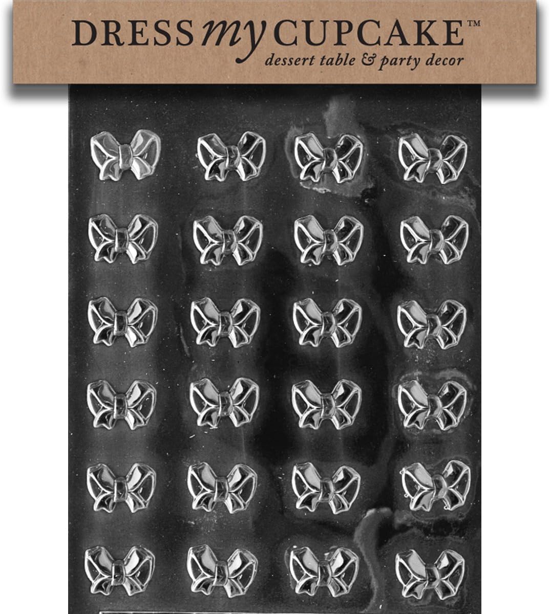 Bite Size - Small Bows Chocolate Mold - M082 - Includes Melting & Chocolate Molding Instructions