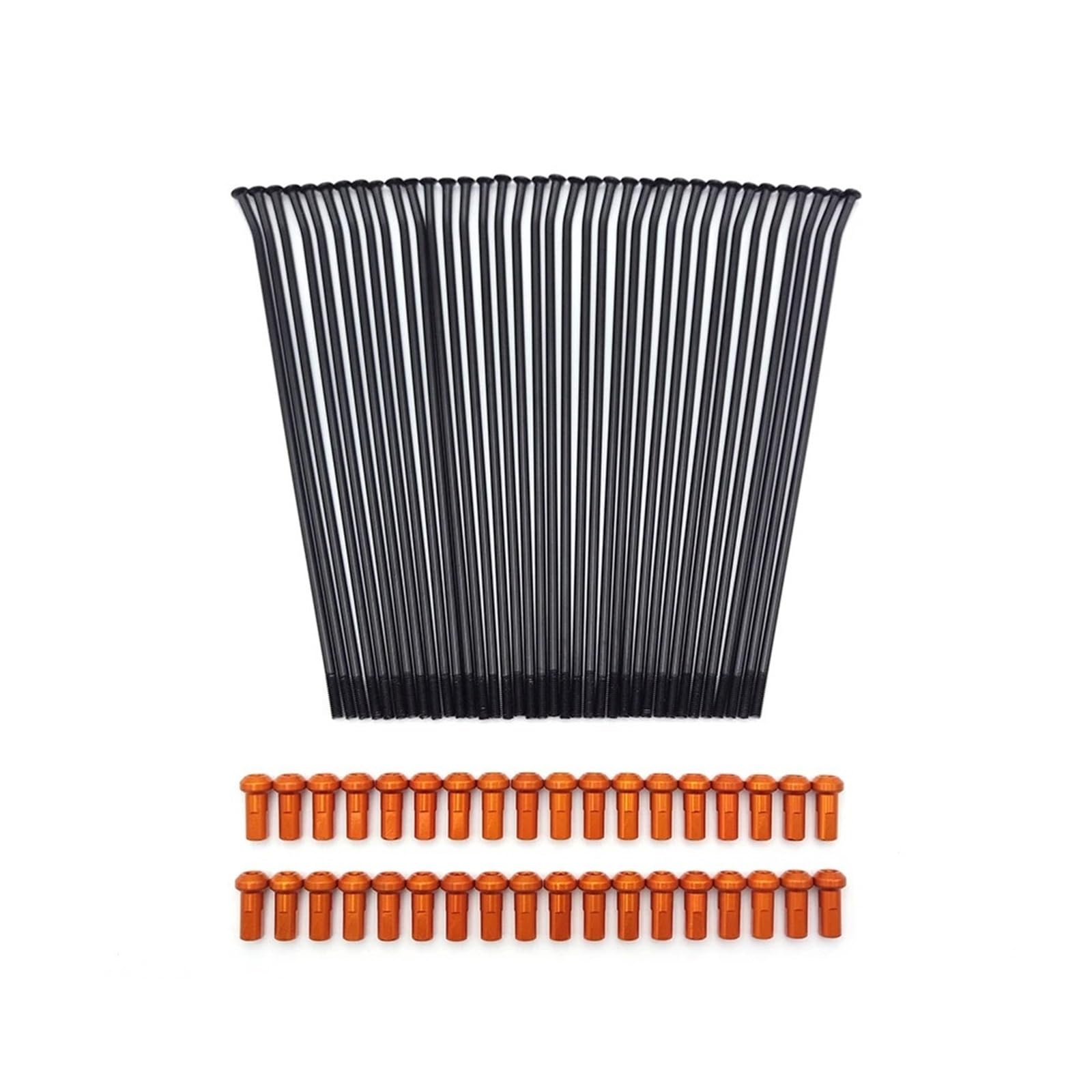 Przednia Tylna Piasta Pasuje do SXF XCF EXCF XCW Pasuje do TE TC FE 250 450 525 motocykl 18 "19" 21 "przednie tylne koło zestaw sutków do szprych Piasty kół motocyklowych(18 Rear Orange)