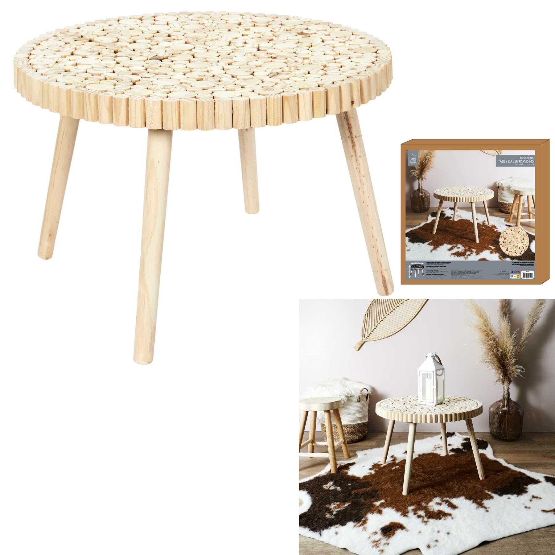 HOME DECO FACTORY Schuhlöffel Kunststoff Extra Lang Blau
