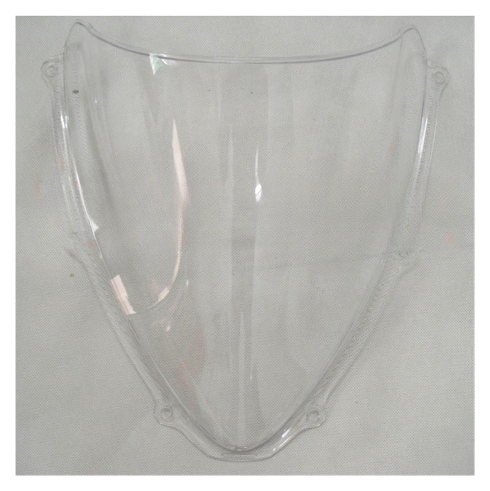 Parabrezza Per Moto Suzuki GSX-R600/750 (2006-2007 K6/K7) - Doppia Bolla, Trasparente Iridescente, Protezione Antivento E Da Detriti