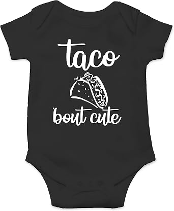 Taco Bout Cute - Funny Baby Essentials Bodysuit - Cute Newborn Outfit Boy Infant Girl Clothes