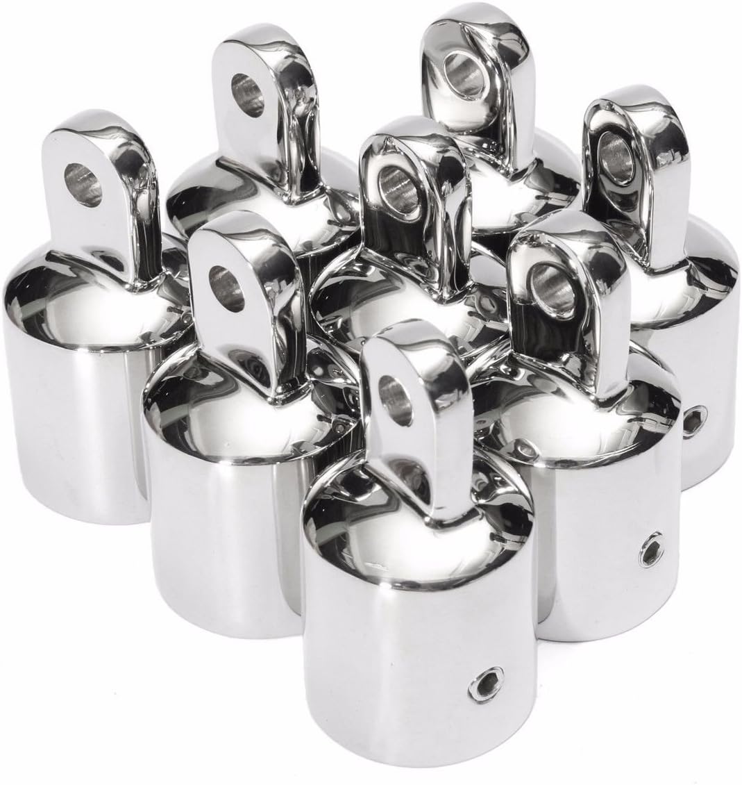 16Pcs 4 Bow 7/8" Bimini Top Boat Stainless Steel Fittings Marine Hardware Set