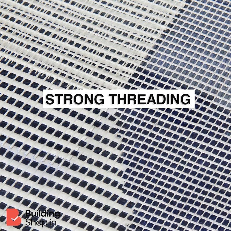 Image of Buildingshop Fiber Mesh 145 Gsm (4 Inch X 50 Meter) For Waterproofing to Roof /Crack Patch Crack Filler (1.5 kg)