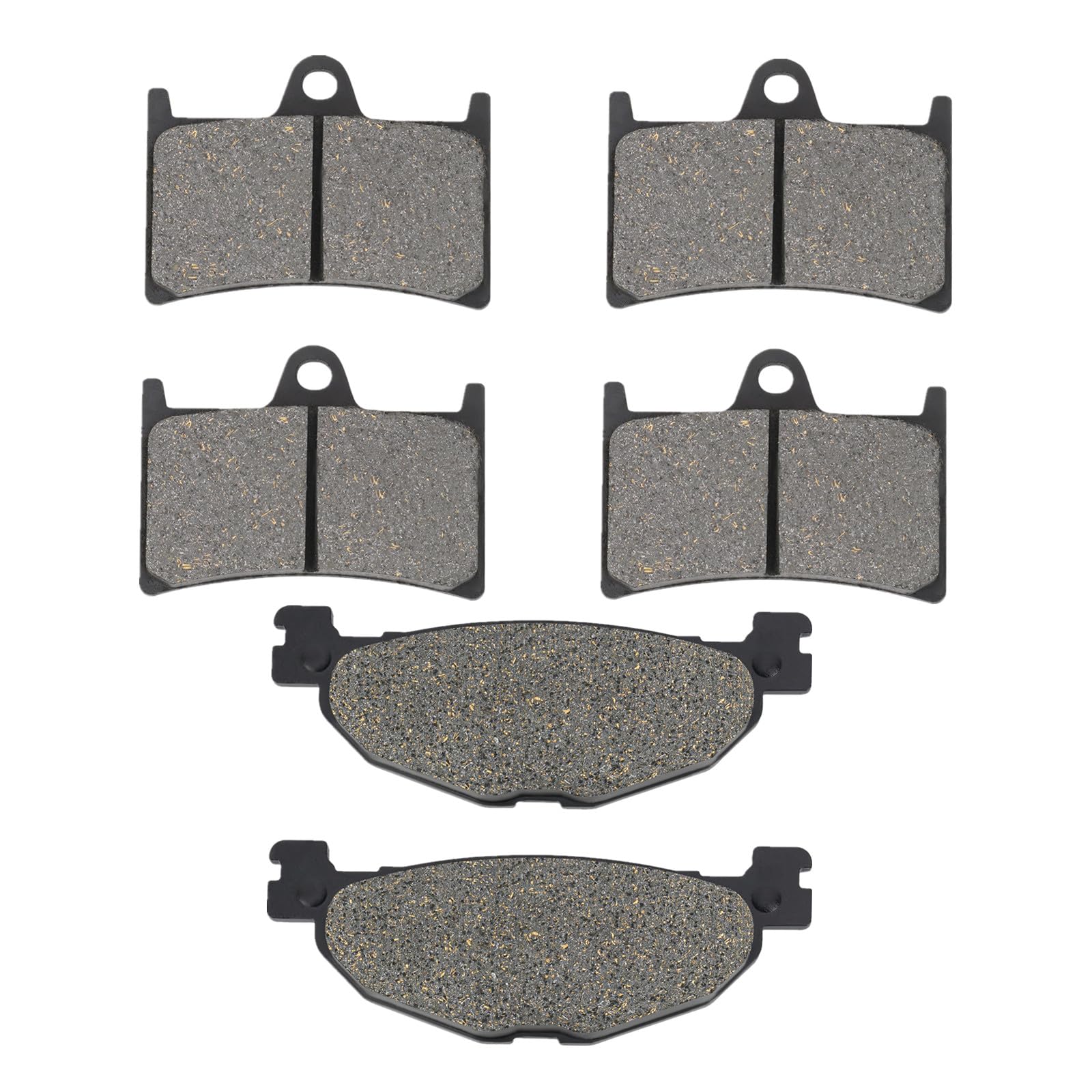 Road Passion Avant & Arrière Plaquettes de Frein Kit Compatible avec YAMAHA XP 500 T-Max 2008 2009 2010 2011 / XP 500 T-Max ABS 2008 2009 2010 2011