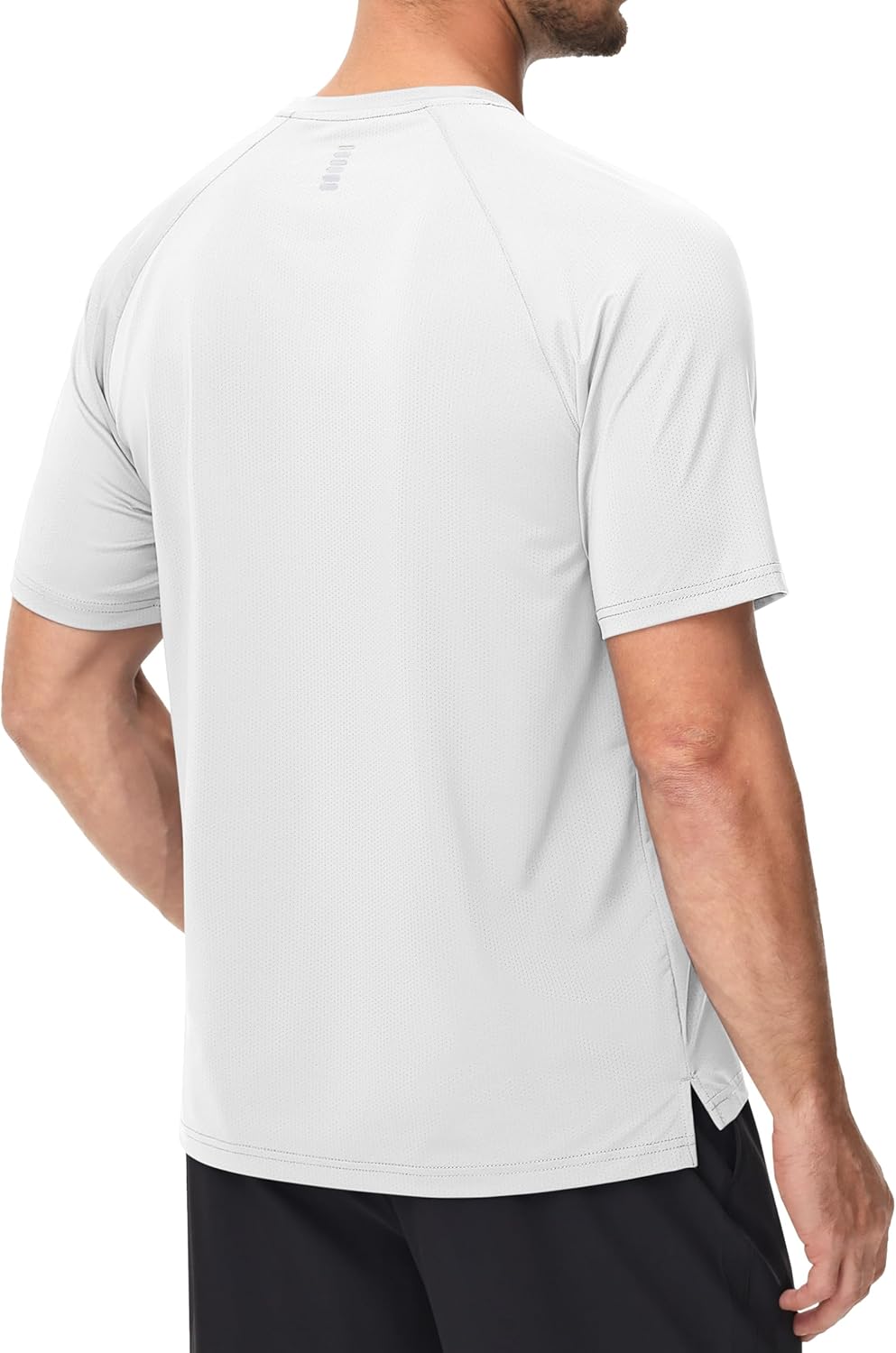 MAGCOMSEN Men's Dry Fit Shirts Mesh Short Sleeve Athletic Lightweight Workout Performance Hiking Shirt - Image 2