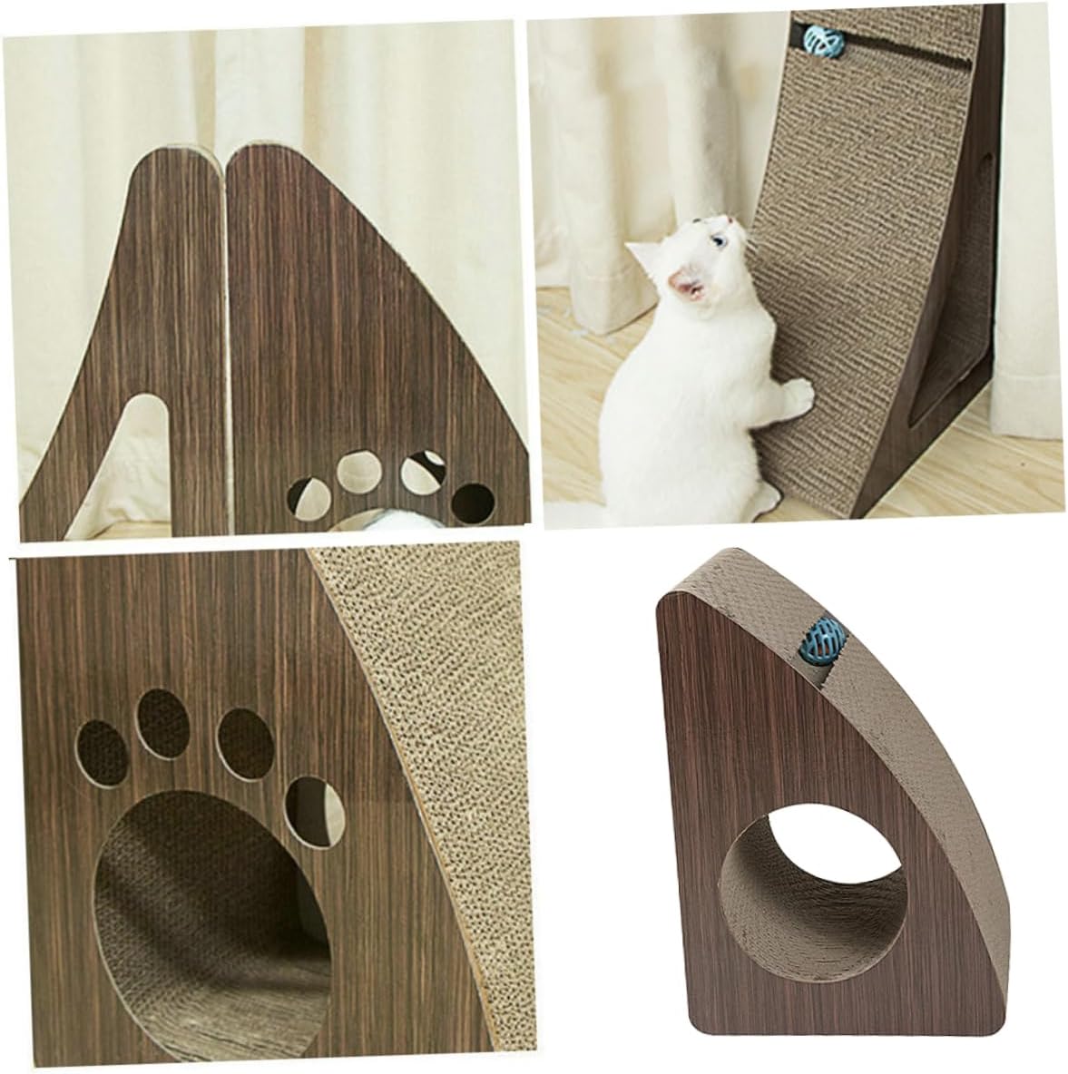 Toyvian Creative Cat Claw Grind Board Cat Scratcher Kitten Supplies Scratch -efficient