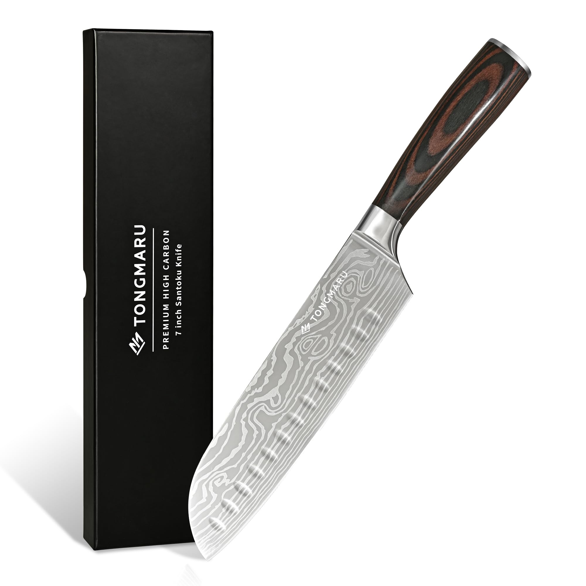Amazon.com: TONGMARU Santoku Knife, 7 inch Professional High