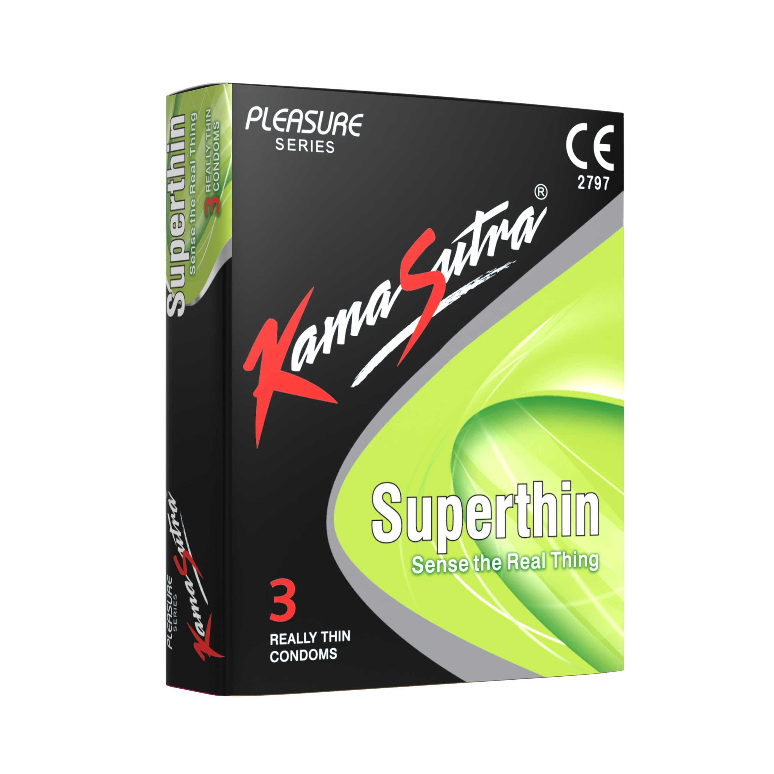 CONDOMS SUPER THIN - 3'S, Medium