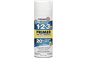 Zinsser Bulls Eye 1-2-3 Plus Spray Primer: The Ideal Base for Interior/Exterior Projects