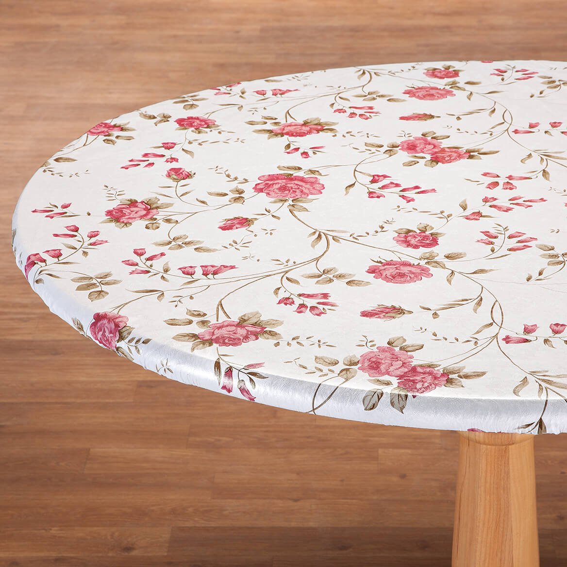 Rose Trellis Elasticized Vinyl Table Cover