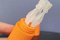 Vista 78 de Znet3D Eye Drop Vial Holder & Travel Carry Case - Securely Holds Three (3) Single-Use Vials - Screw-On Lid, Knurled Pattern - Keep Vials Safe & Silk