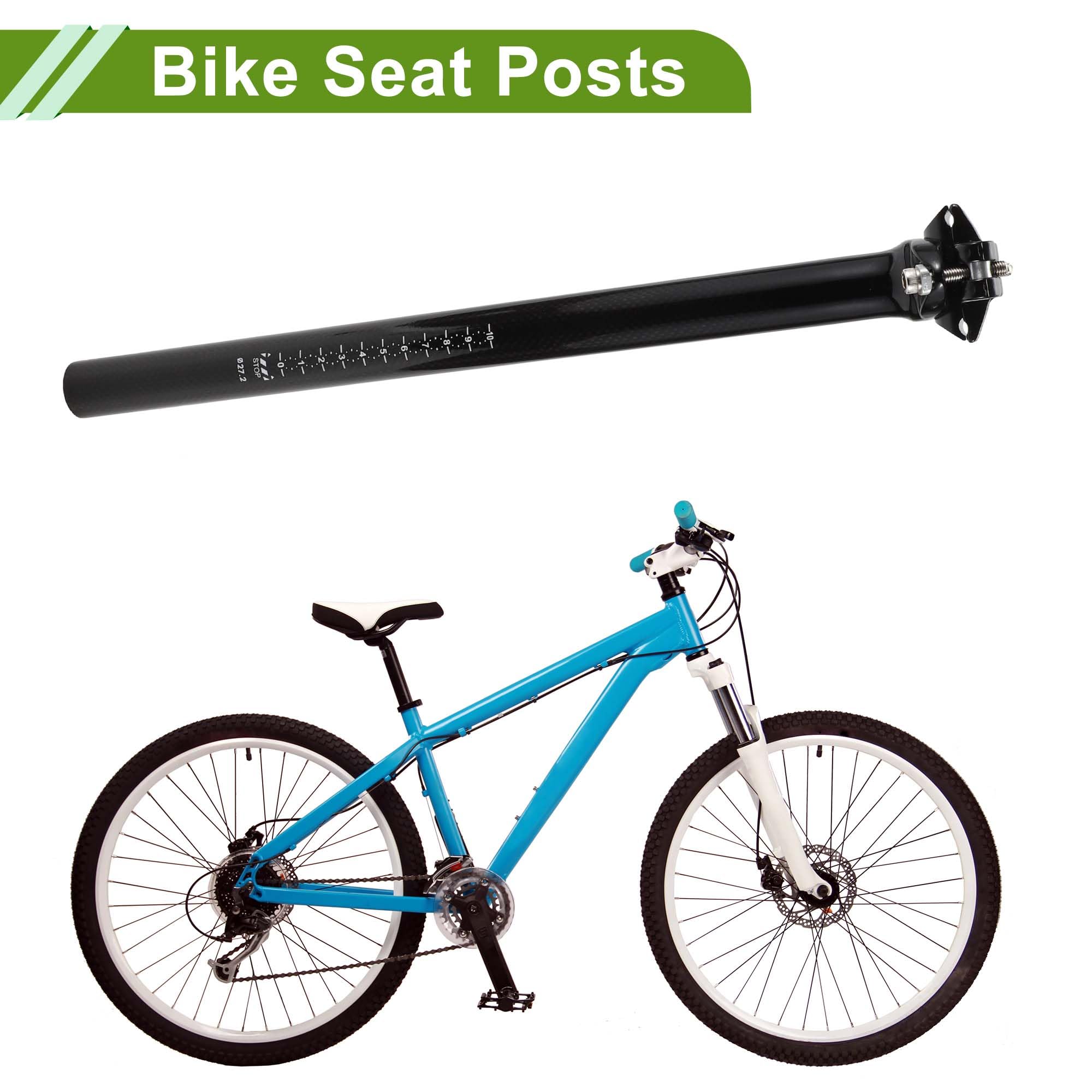 Reggisella Per Bici 27,2x350mm Carbonio Ammortizzante 1 Pezzo | Adatto A Mountain Bike, Da Strada E A Scatto Fisso, Installazione Semplice, Resistente E Durevole, Di Buona Qualità