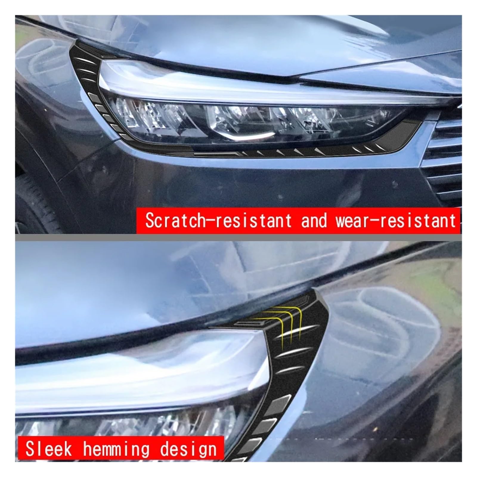 Naklejki na przednie reflektory samochodowe,brwi