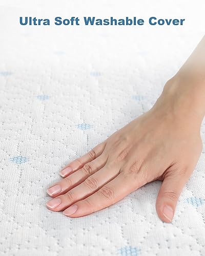 Miniatura 5 de Ferlizer Cubrecolchón de espuma viscoelástica de 4 pulgadas para RV con funda ultrasuave, certificado CertiPUR-US, 72 x 80 pulgadas