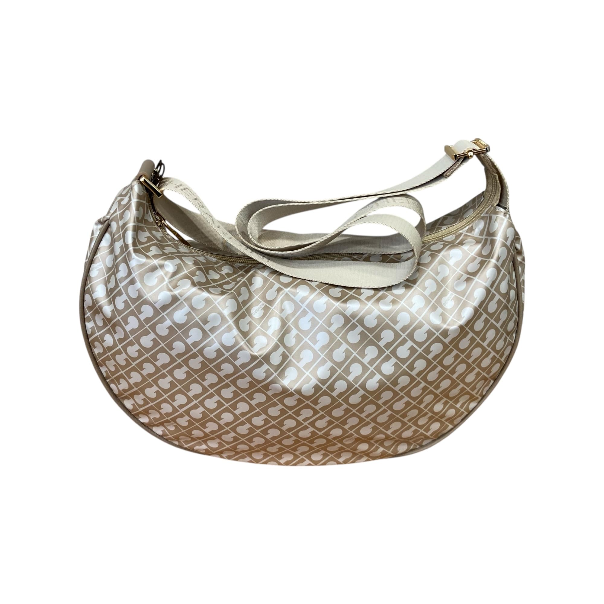 Gherardini BORSA DONNA SACCA Mezza luna MEDIA DA SPALLA TRACOLLA REGOLABILE chiusa con zip GH 0330