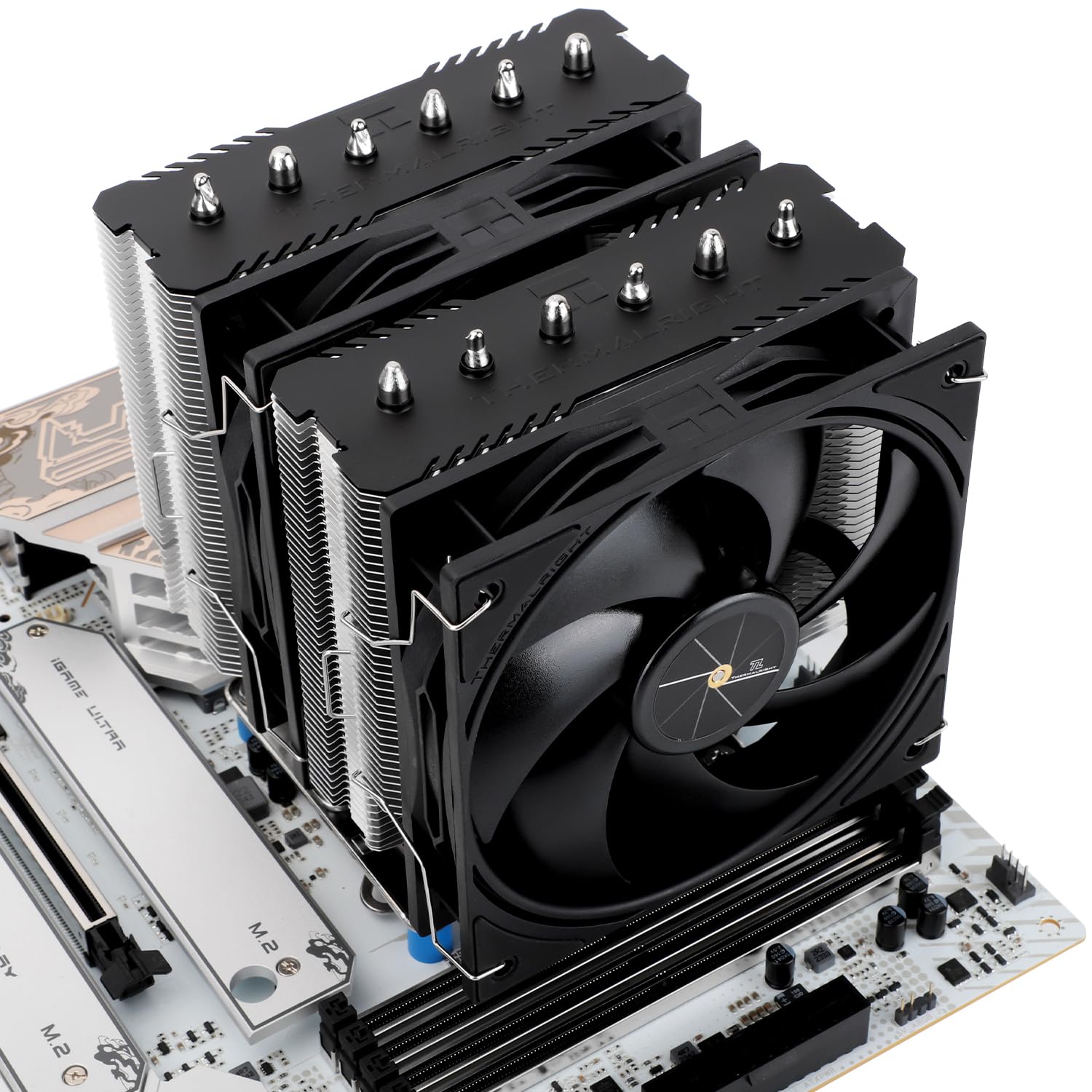 Thermalright Peerless Assassin 120 SE V3 - Enfriador de aire para CPU, 6 tubos de calor, ventilador doble torre, ventiladores TL-P12 PWM, cubierta de disipador de calor de aluminio, para AM4/AM5/Intel
