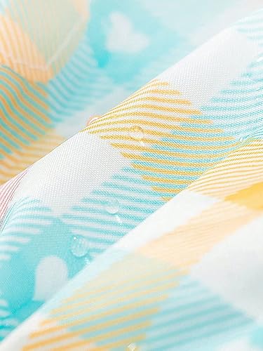 Miniatura 4 de QWINEE Impermeable para perro, estampado de fresas, impermeable, con capucha, impermeable, reflectante, para cachorros, con anillo de correa de