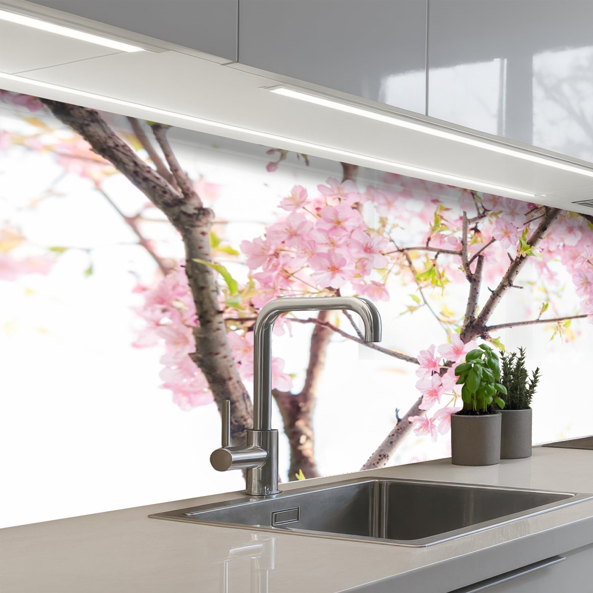 KitchenYeah© Splashback for Kitchen self-Adhesive Sink Splash Splatter