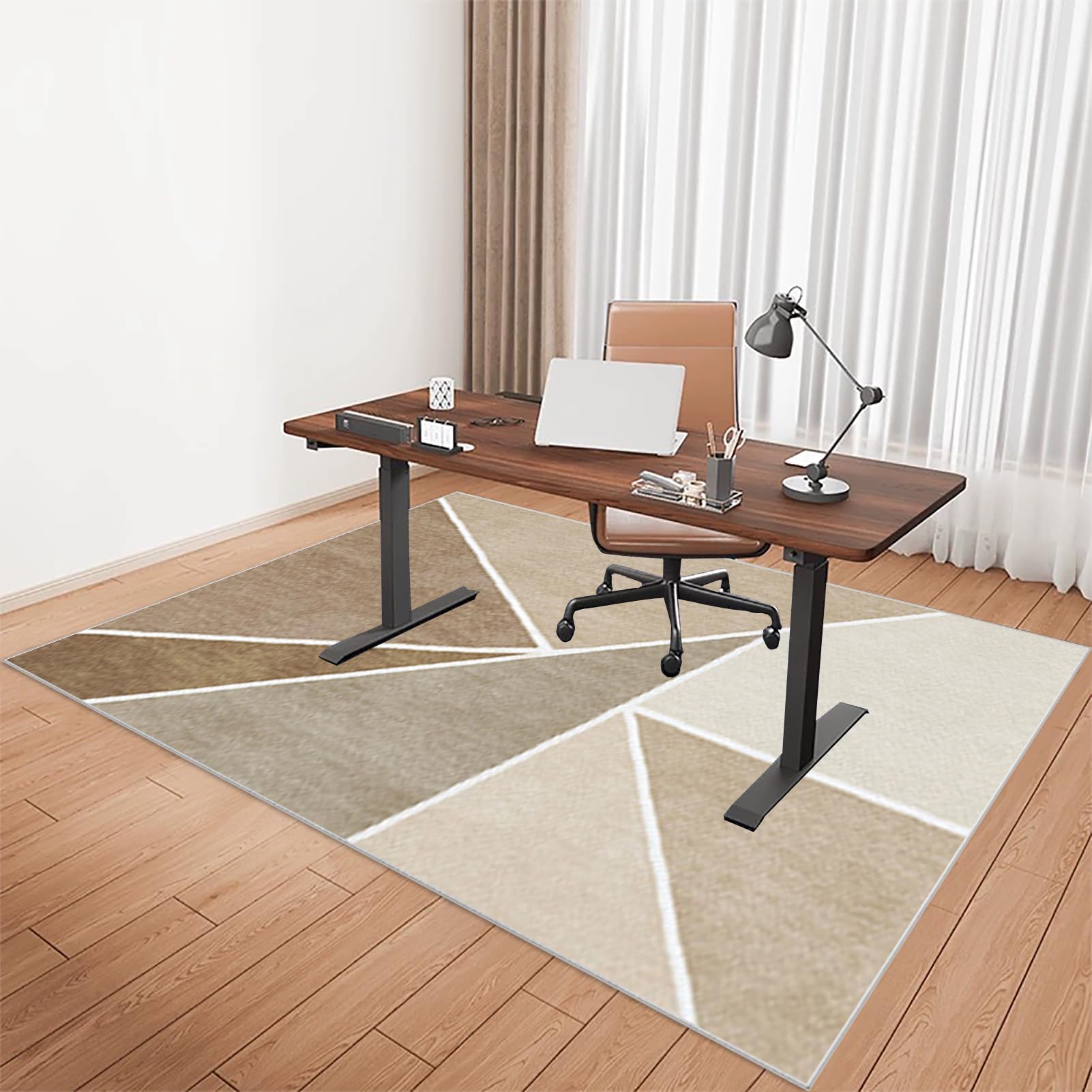 Heavy Duty Chair Mat Office Chair Mat for Hard Floor, Hardwood Floor Mat Protector Anti-slip, Computer Floor Mat, Large Hard Floor Protector Mat for Rolling Chair for Parquet, Laminate 140 x 180 cm