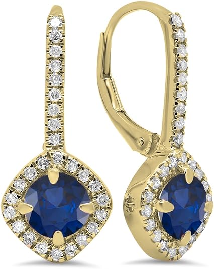 Orecchini A Cerchio In Oro Giallo 14K Con Alone Di Diamanti Naturali - Modello DR4921-3524 - 4