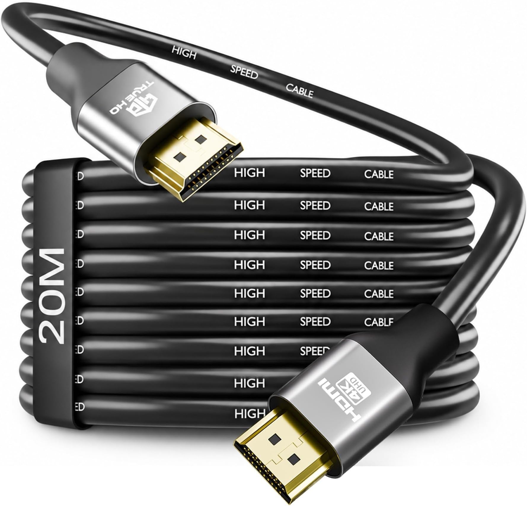 HDMI Cable 20m, High Speed 18Gbps, 4K@60Hz, HDMI 2.0, HDR10, ARC
