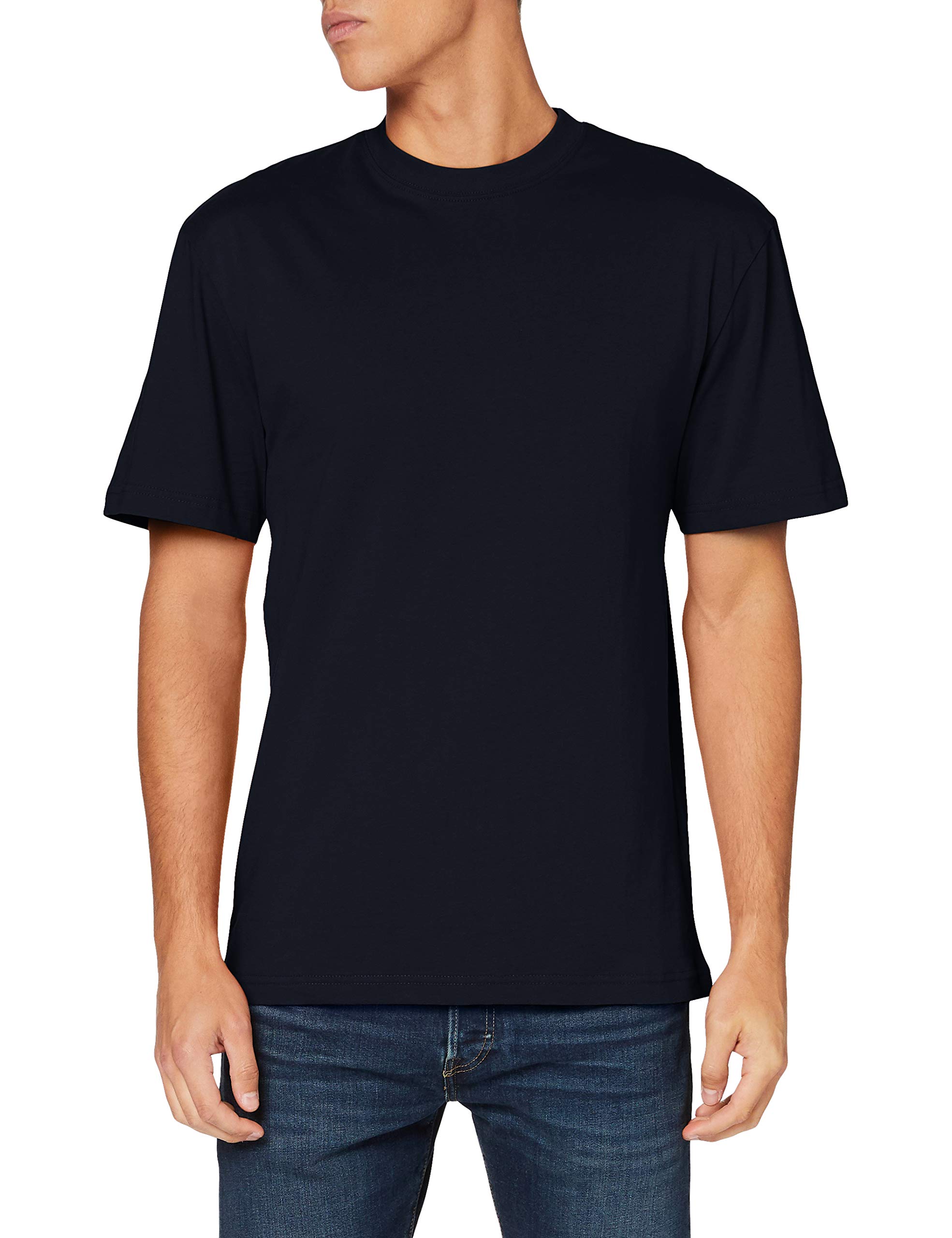 Urban Classics Camisetas básicas de manga corta para hombre, holgada, cuello redondo, de algodón en distintos colores, Tallas XS - XXL