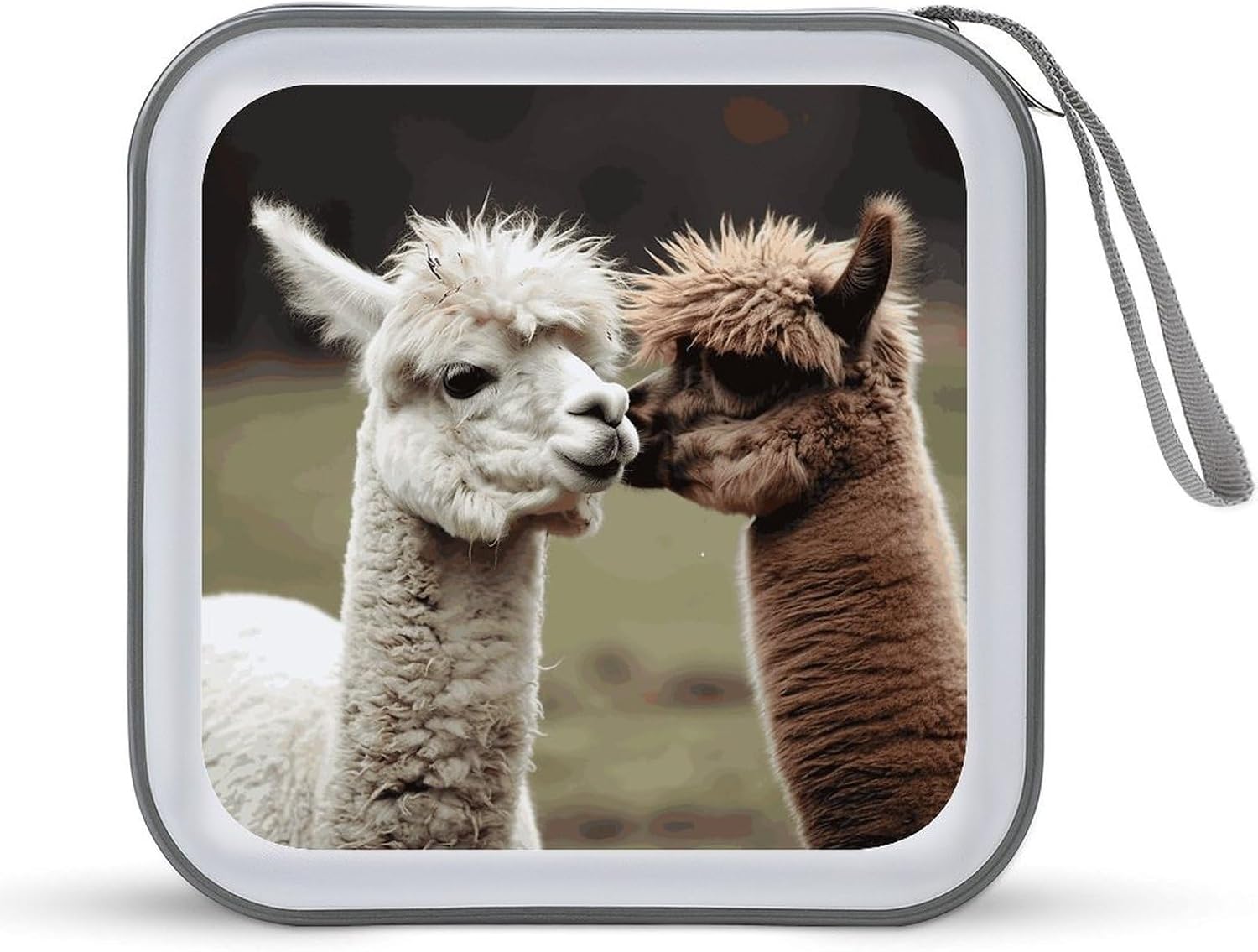 Funny Alpaca CD Case CD Storage Box DVD Sleeves