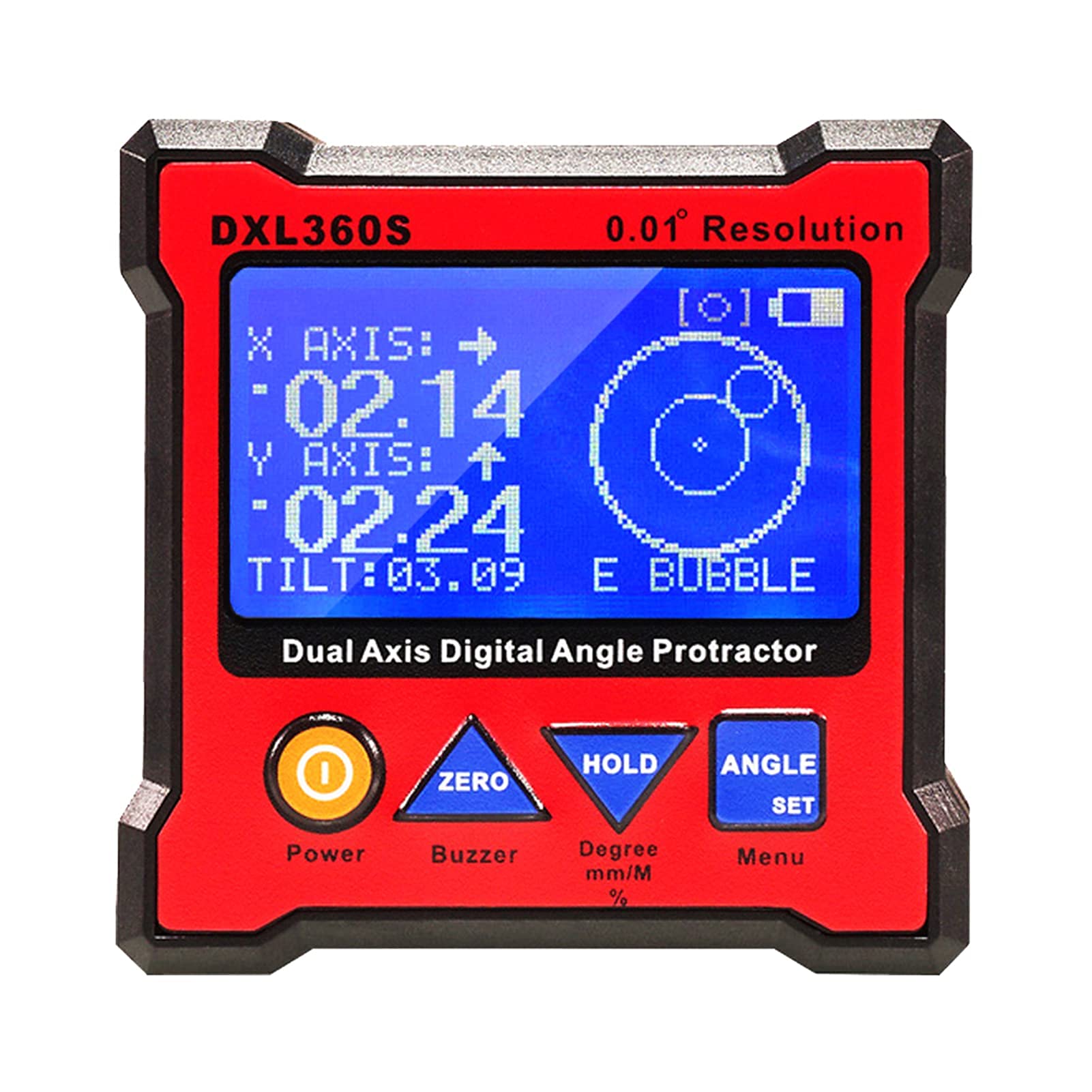 Buy DXL360S Digital Angle Protractor Inclinometer Dual Axle Level Box